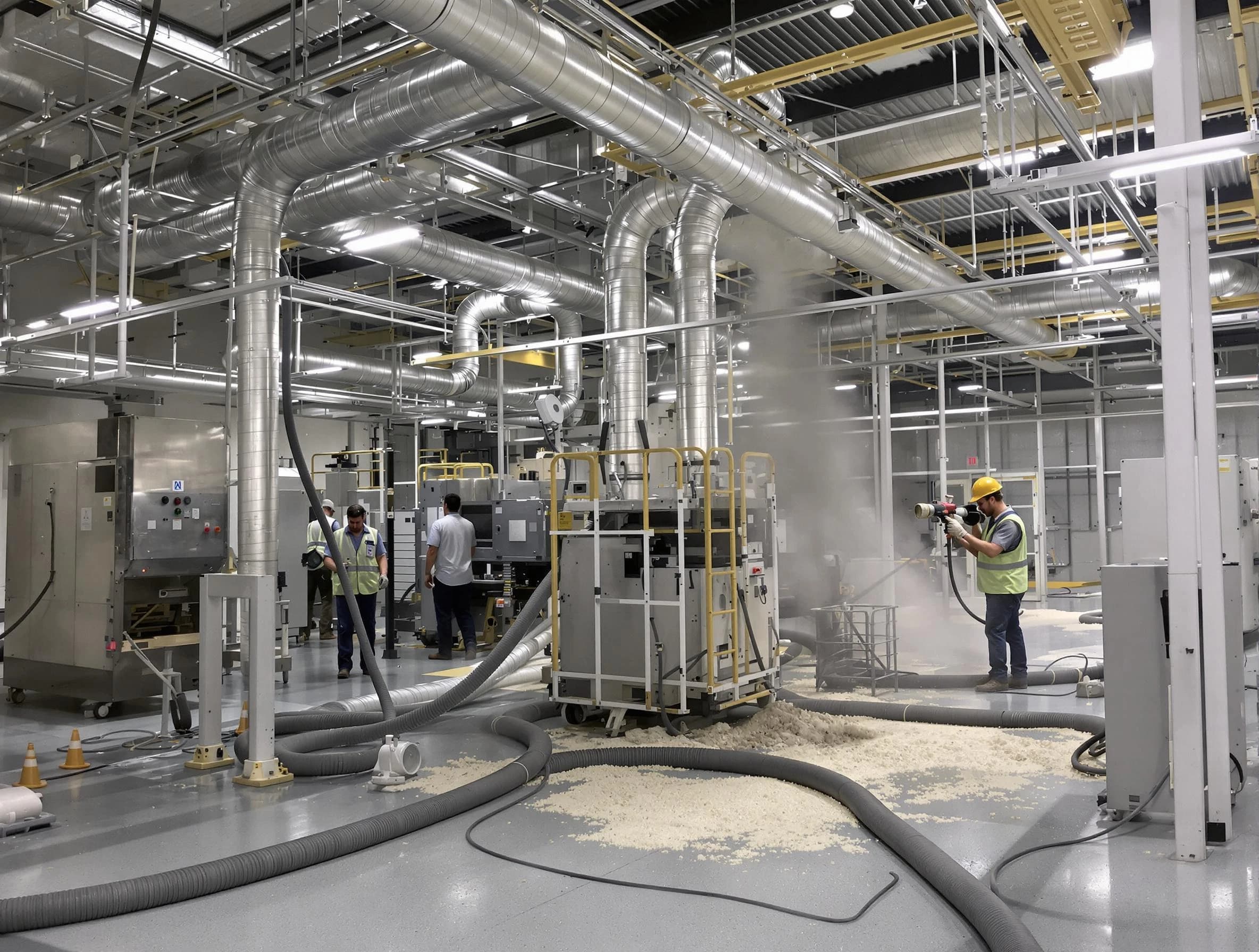 Heavy-duty industrial duct cleaning by Mableton Air Duct Cleaning in Mableton