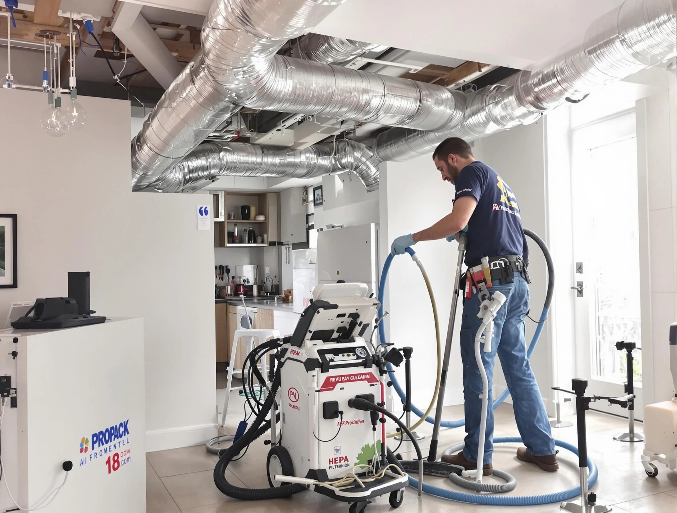 Mableton Air Duct Cleaning technician performing advanced pure duct cleaning with specialized equipment in Mableton