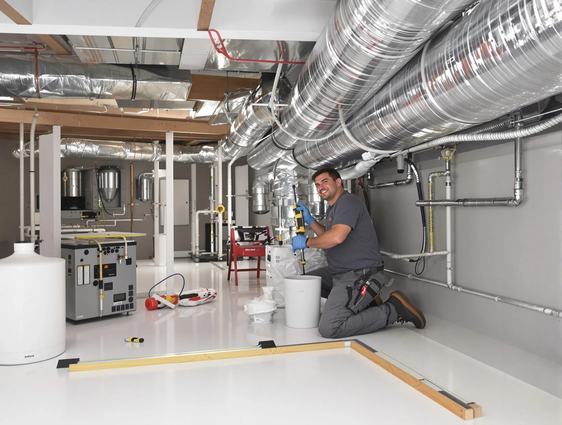 Professional duct sealing service by Mableton Air Duct Cleaning in Mableton