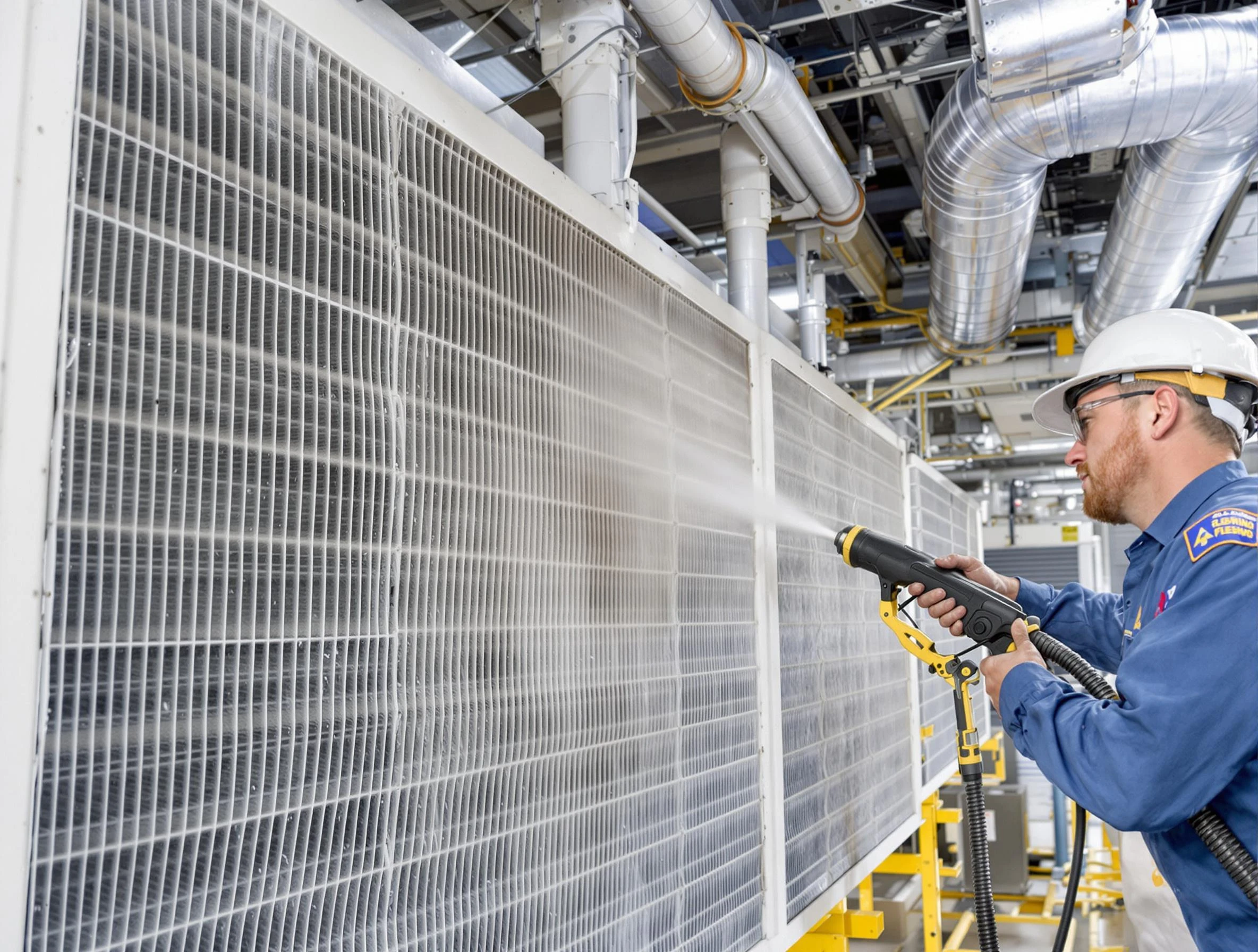 Professional commercial coil cleaning by Mableton Air Duct Cleaning in Mableton