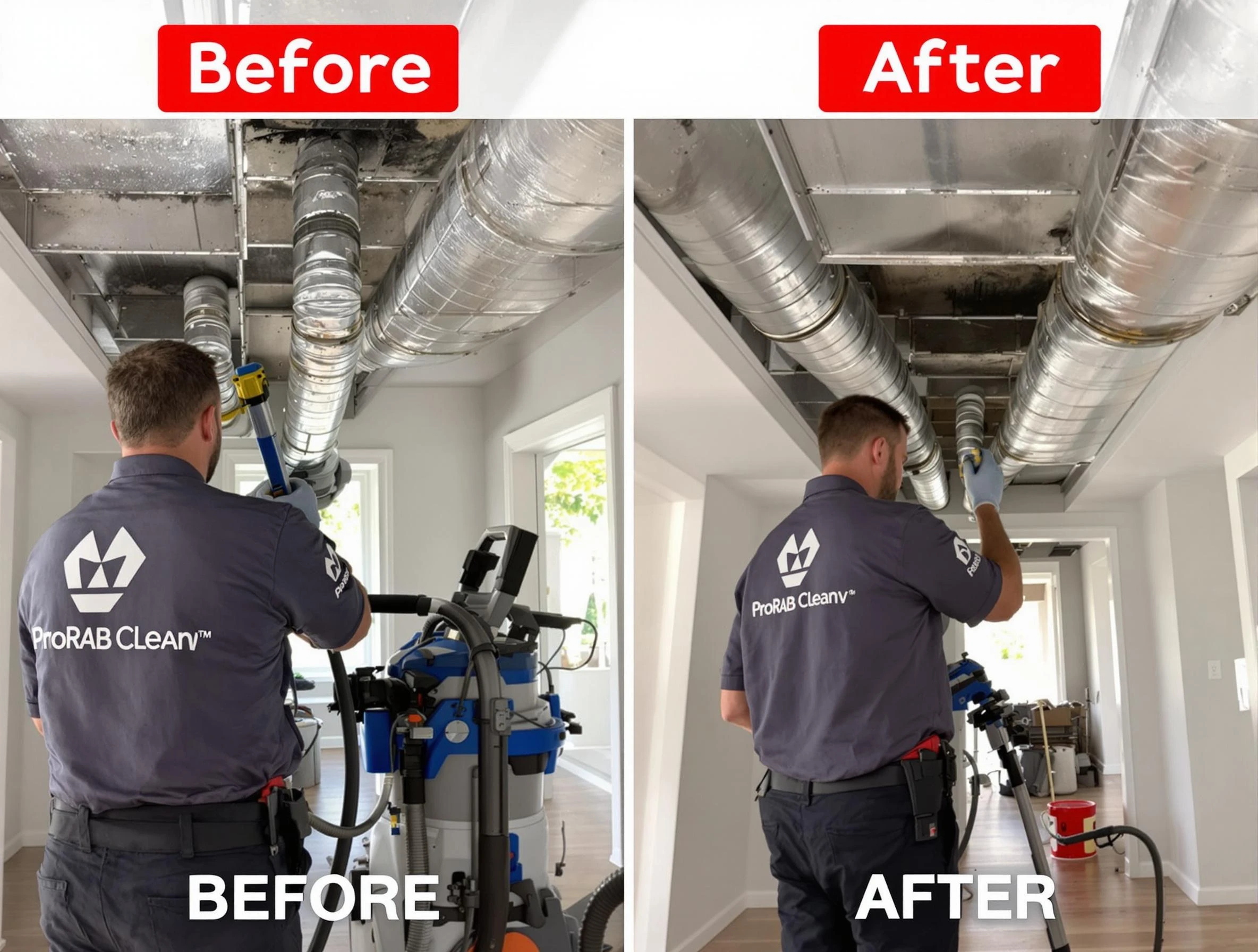 Mableton Air Duct Cleaning expert performing thorough residential duct cleaning in a Mableton home